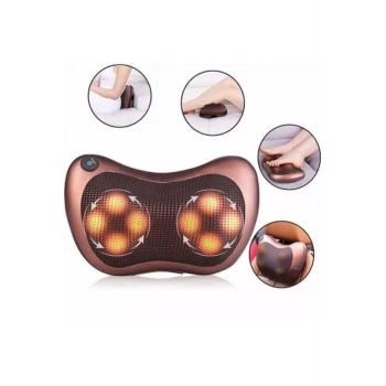 Masaj Aleti Yastığı Ovmalı Yastık Çift Motorlu