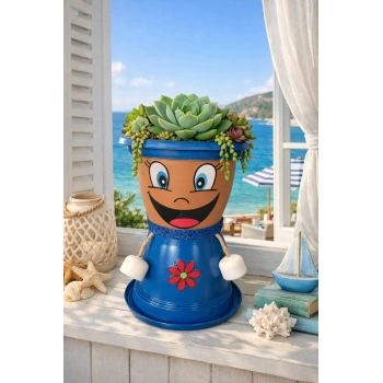 MAVİŞKO VİLLA DEKORATİF SAKSI 1,7 Litre