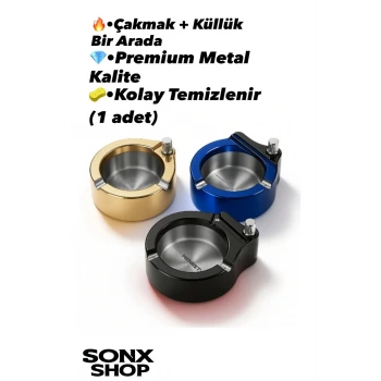Metal Kibritli Küllük