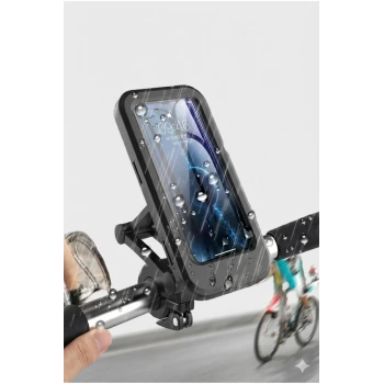 Motosiklet Bisiklet Su Geçirmez Manyetik Telefon Tutucu Gidon Navigasyon Kılıfı