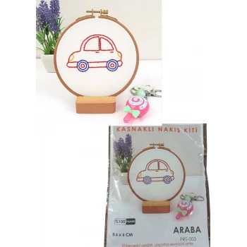 Nakış Kitleri Kasnaklı 8.6 X 6 cm Araba