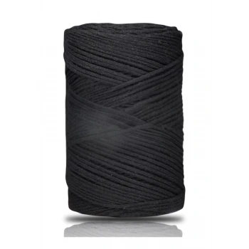 Pamuk Makrome 2 mm Siyah