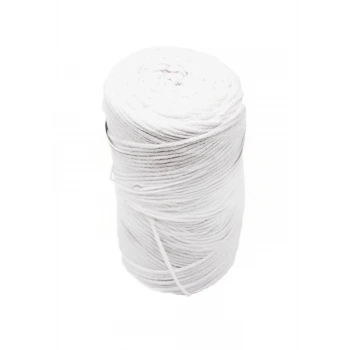 Pamuk Makrome 4 mm İp Beyaz