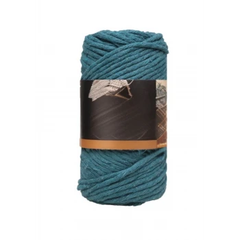 Pamuk Makrome 4 mm İp Petrol