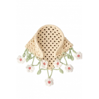 Papatyalı Taçlı Bandana