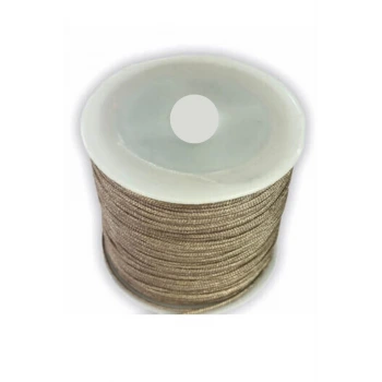 Paraşüt İpi, Bileklik-Kolye örgü ipi 1 mm 50 metre Vizon