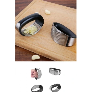 Paslanmaz Çelik Sarımsak Ezici Presi Parçalayıcı Doğrama Aleti