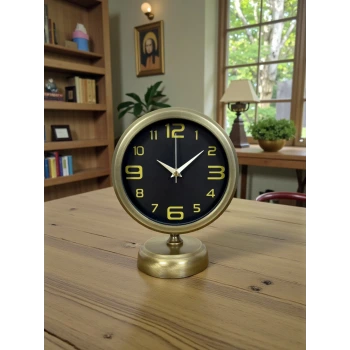 Prestij Vinatge 25 x 20 Cm Metal Masa Saati