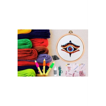 Punch Seti Nakış Seti Kasnaklı Kendin Yap Seti Seri 1