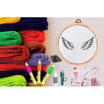 Punch Seti Nakış Seti Kasnaklı Kendin Yap Seti Seri 25