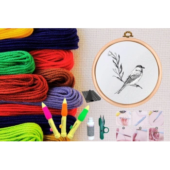 Punch Seti Nakış Seti Kasnaklı Kendin Yap Seti Seri 28