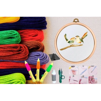 Punch Seti Nakış Seti Kasnaklı Kendin Yap Seti Seri 30