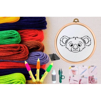 Punch Seti Nakış Seti Kasnaklı Kendin Yap Seti Seri 55