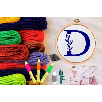 Punch Seti Nakış Seti Kasnaklı Kendin Yap Seti Seri 64