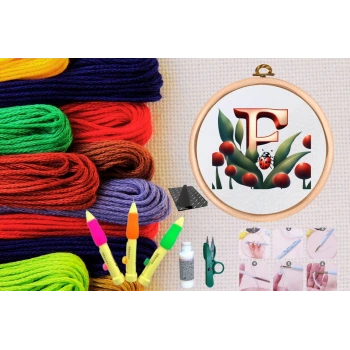 Punch Seti Nakış Seti Kasnaklı Kendin Yap Seti Seri 67