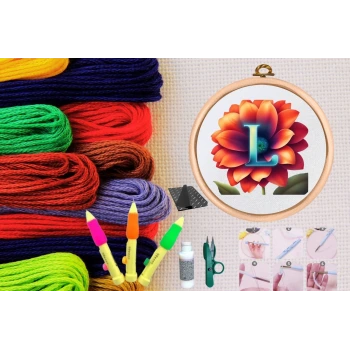 Punch Seti Nakış Seti Kasnaklı Kendin Yap Seti Seri 79