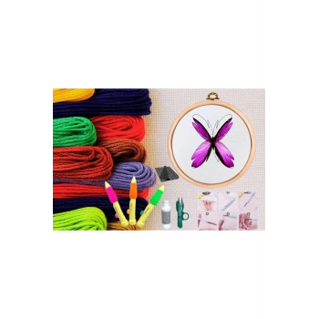 Punch Seti Nakış Seti Kasnaklı Kendin Yap Seti Seri 99