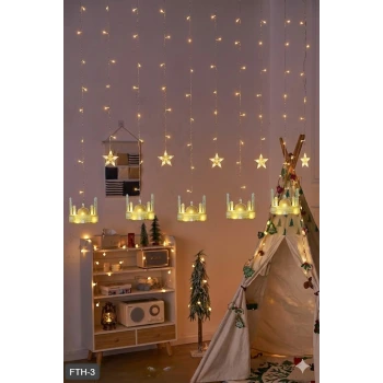 Ramazan Perde LED Işık 3 Metre