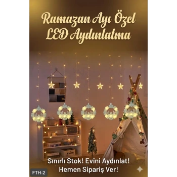 Ramazan Perde LED Işık 3 Metre