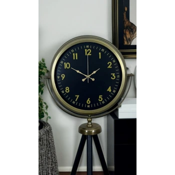 Retro Luxury Tripod Ayaklı Saat
