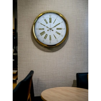 Royal Gold 40 Cm Metal Duvar Saati