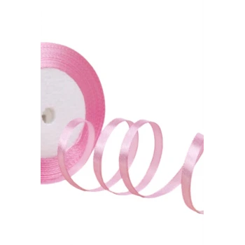 Saten Kurdele 3 mm Pembe 70 Metre