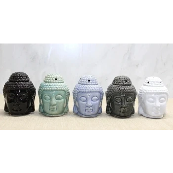 Seramik Buda Büstü Buhurdanlık