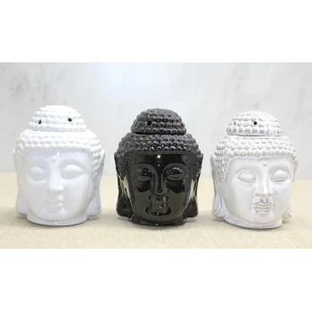 Seramik Buda Büstü Buhurdanlık