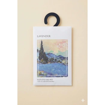 sonx LAVANTA  Dolap ve Çekmece Kokusu –1 ADET Askılı Koku Poşeti,  Uzun Ömürlü Koku