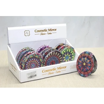 Taşlı El Aynası Oval İnce