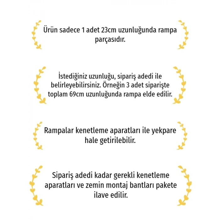 5cm Tekerlekli Sandalye, Bebek Arabası, Pazar Arabası İçin Kapı Eşik Rampası