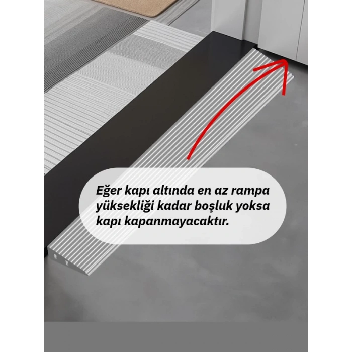 5cm Tekerlekli Sandalye, Bebek Arabası, Pazar Arabası İçin Kapı Eşik Rampası