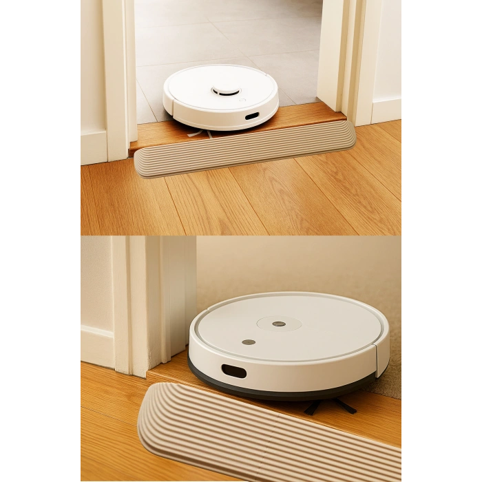 3 cm x 85 cm Robot Süpürge Kapı Eşik Rampası Bej