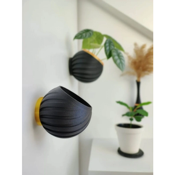 Minimal Dekoratif Duvar Saksısı – Balkon & Bahçe Bitki Saksılığı