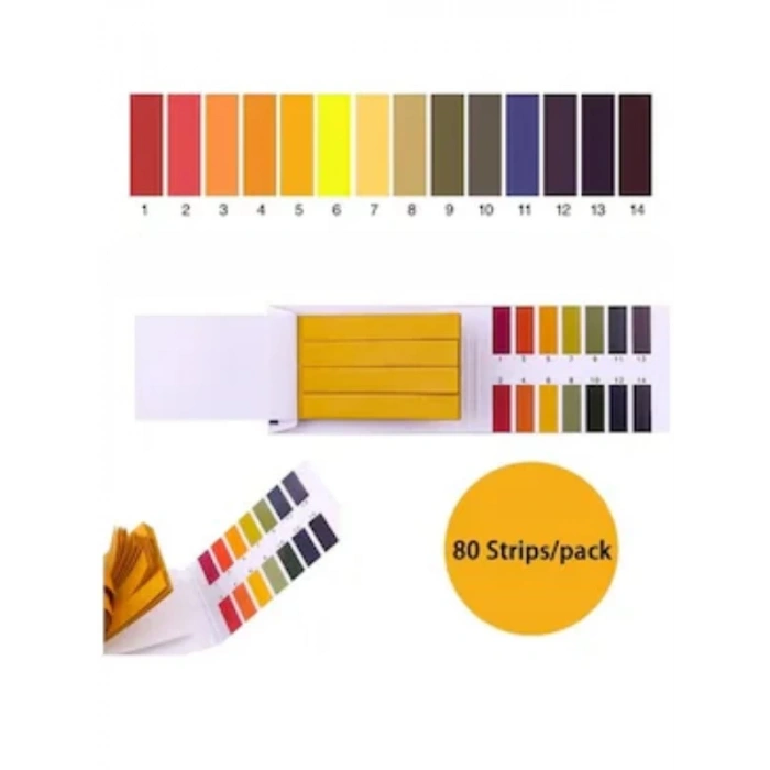 Ph Metre Test Ölçme Turnusol Kağıdı 80 Li