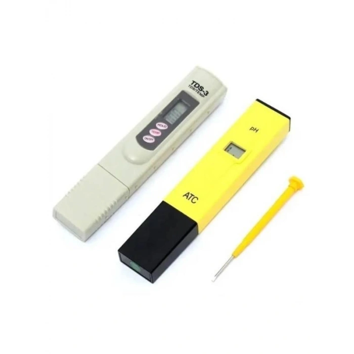 pH Metre ve TDS Metre Seti | Su Ölçüm Test Cihazı Paketi