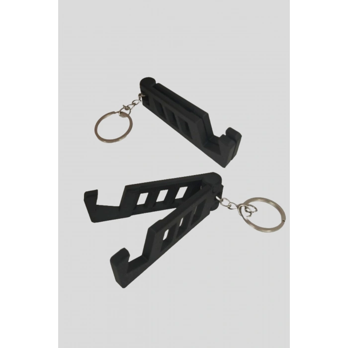 Telefon Tutucu Anahtarlık Telefon Standı Siyah