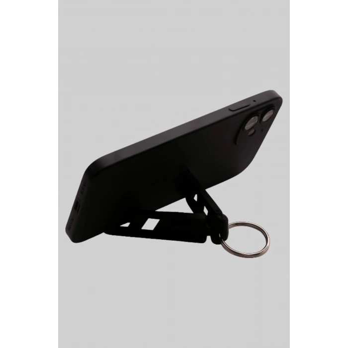 Telefon Tutucu Anahtarlık Telefon Standı Siyah