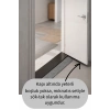 4.5 cm x 70 cm Robot Süpürge Kapı Eşik Rampası Gri
