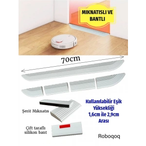 1.6cm Robot Elektrikli Süpürge Rampası Kapı Eşik Rampası