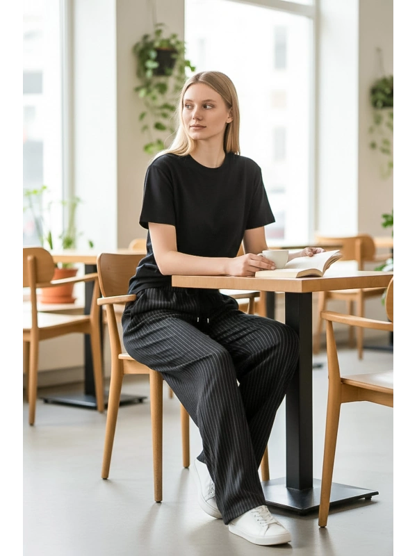 Kadın Siyah Pantolon