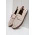 Rosa Erkek Bej Süet Bağcıklı Loafer Günlük Casual Ayakkabı