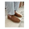 Daisy Erkek Suni Deri Taba Lastikli Espadril
