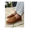 Daisy Erkek Suni Deri Taba Lastikli Espadril