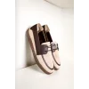 Rosa Erkek Bej Süet Garnili Bağcıklı Loafer Günlük Casual Ayakkabı