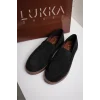 Livya Erkek Siyah Süet Loafer Ayakkabı