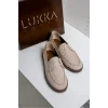 Rosa Erkek Bej Süet Bağcıklı Loafer Günlük Casual Ayakkabı