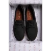 Rosa Erkek Siyah Süet Bağcıklı Loafer Günlük Casual Ayakkabı