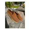 Lotus Erkek Suni Deri Taba Loafer Espadril