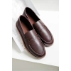 Livya Erkek Acı Kahve Suni Deri Loafer Ayakkabı
